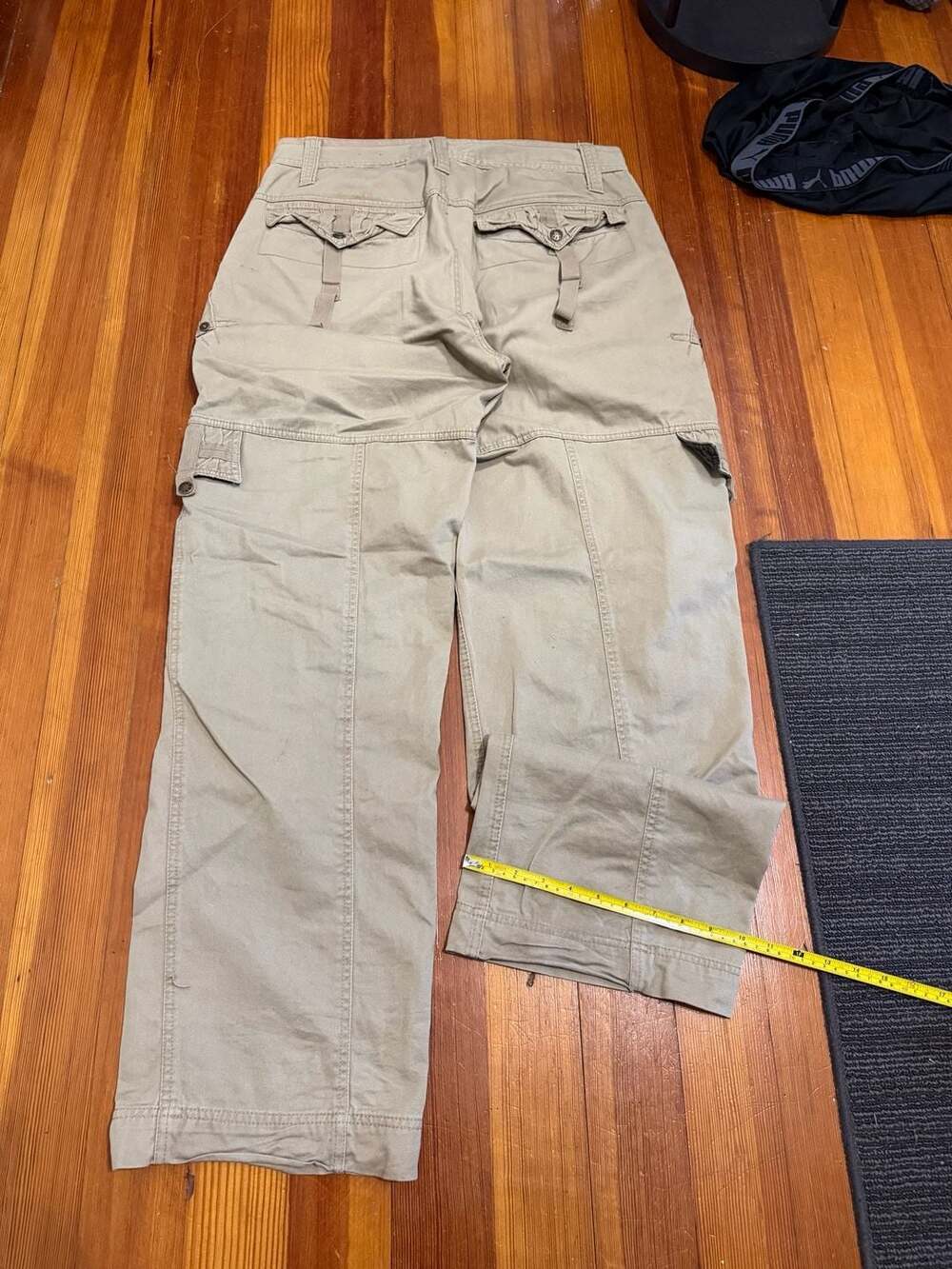 NBN Gear Khaki Cotton Multi-Pocket Cargo Pants